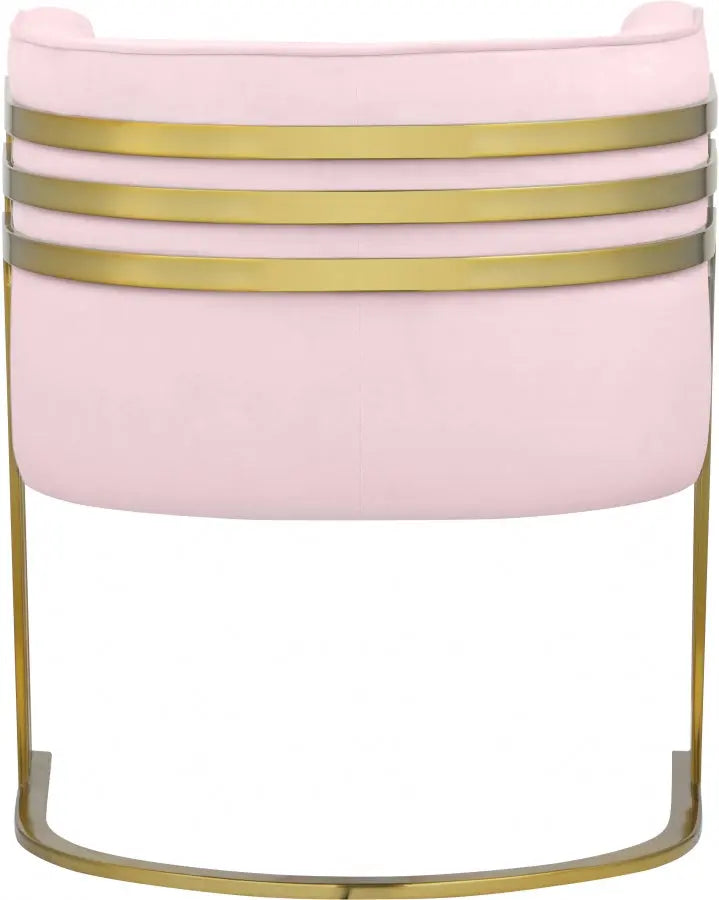 Meridian Furniture - Rays Accent Chair In Pink - 533Pink - ATL FURNITURE