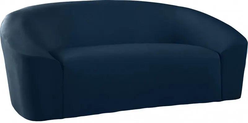 Meridian Furniture - Riley 3 Piece Living Room Set In Navy - 610Navy-S-3Set - ATL FURNITURE