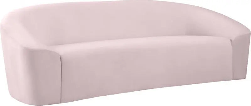 Meridian Furniture - Riley 3 Piece Living Room Set In Pink - 610Pink-S-3Set - ATL FURNITURE