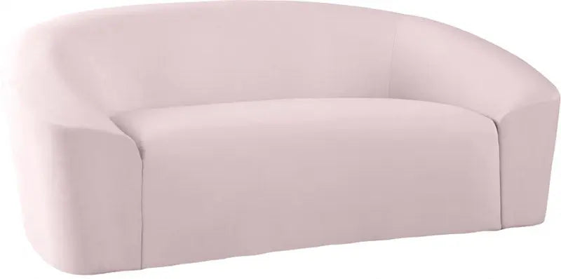 Meridian Furniture - Riley 3 Piece Living Room Set In Pink - 610Pink-S-3Set - ATL FURNITURE