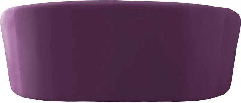 Meridian Furniture - Riley 3 Piece Living Room Set In Purple - 610Purple-S-3Set - ATL FURNITURE