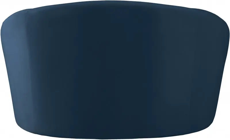 Meridian Furniture - Riley Velvet Chair In Navy - 610Navy-C - ATL FURNITURE