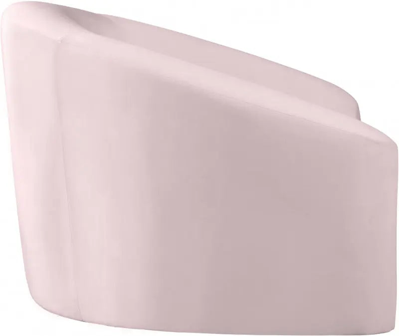 Meridian Furniture - Riley Velvet Chair In Pink - 610Pink-C - ATL FURNITURE