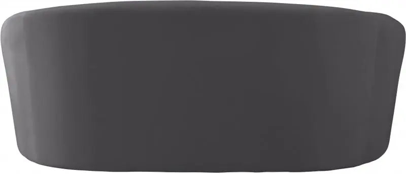 Meridian Furniture - Riley Velvet Loveseat In Grey - 610Grey-L - ATL FURNITURE