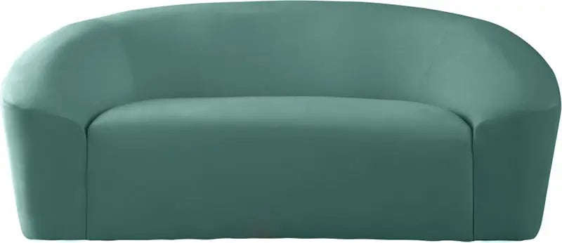 Meridian Furniture - Riley Velvet Loveseat In Mint - 610Mint-L - ATL FURNITURE