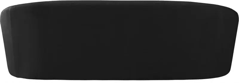 Meridian Furniture - Riley Velvet Sofa In Black - 610Black-S - ATL FURNITURE