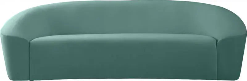 Meridian Furniture - Riley Velvet Sofa In Mint - 610Mint-S - ATL FURNITURE