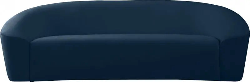 Meridian Furniture - Riley Velvet Sofa In Navy - 610Navy-S - ATL FURNITURE