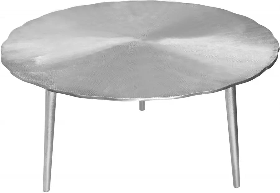 Meridian Furniture - Rohan Coffee Table In Silver - 260-Ct - ATL FURNITURE