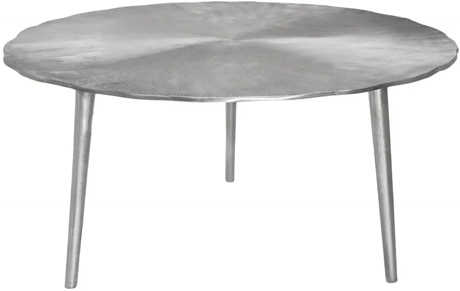 Meridian Furniture - Rohan Coffee Table In Silver - 260-Ct - ATL FURNITURE