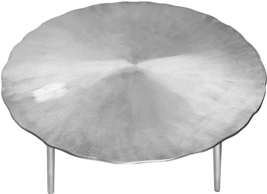 Meridian Furniture - Rohan Coffee Table In Silver - 260-Ct - ATL FURNITURE