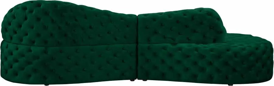 Royal 2 Piece Sectional In Green - ATL FURNITURE