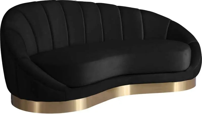Meridian Furniture - Shelly 3 Piece Living Room Set In Black - 623Black-S-3Set - ATL FURNITURE