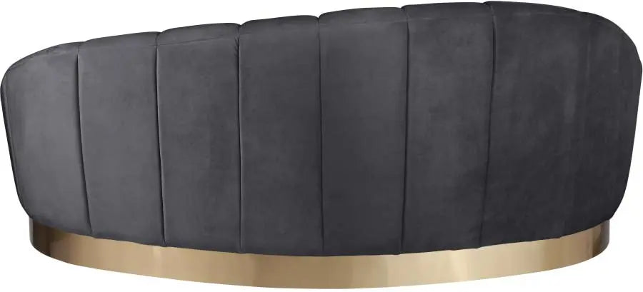 Meridian Furniture - Shelly 3 Piece Living Room Set In Grey - 623Grey-S-3Set - ATL FURNITURE