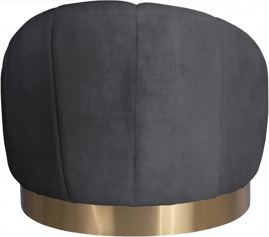 Meridian Furniture - Shelly 3 Piece Living Room Set In Grey - 623Grey-S-3Set - ATL FURNITURE