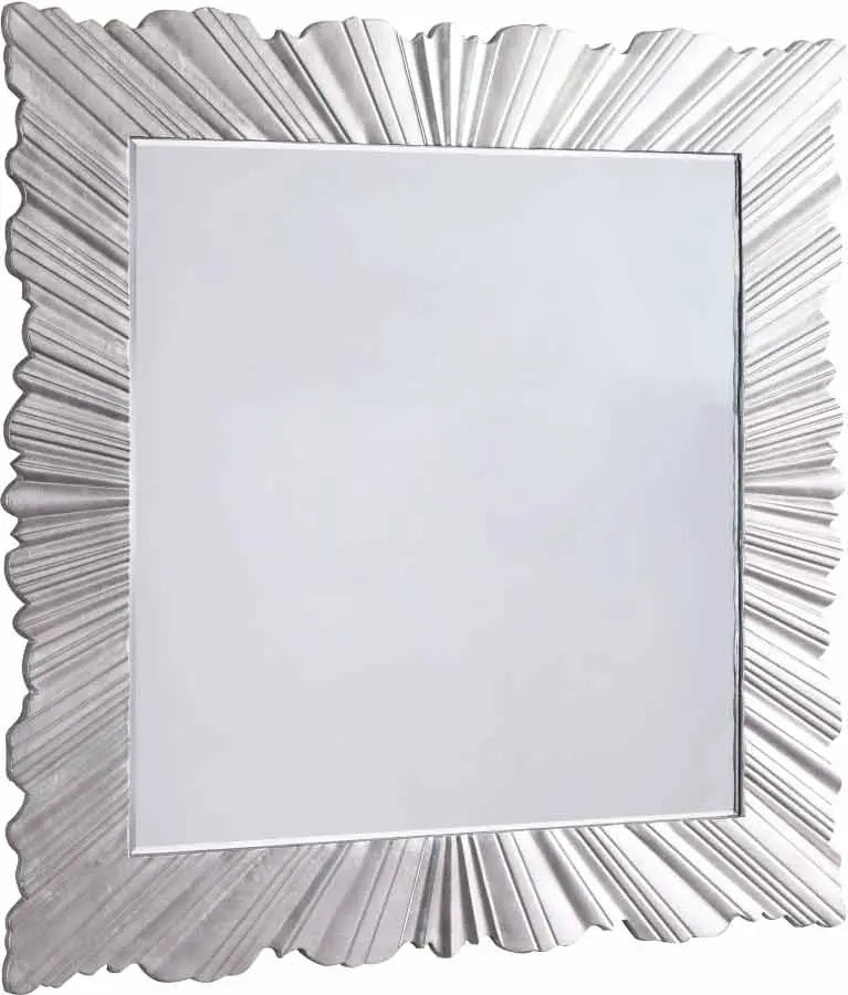 Meridian Furniture - Silverton Mirror In Silver Leaf - 448-M - ATL FURNITURE