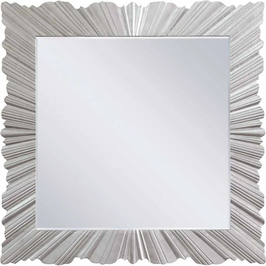 Meridian Furniture - Silverton Mirror In Silver Leaf - 448-M - ATL FURNITURE