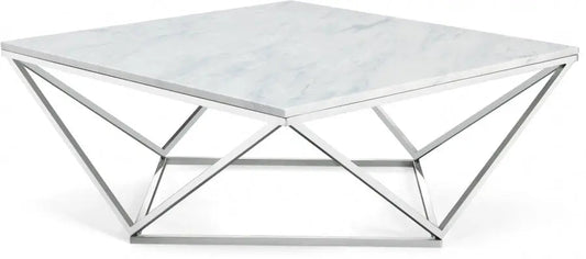 Meridian Furniture - Skyler Coffee Table In Chrome - 244-C - ATL FURNITURE