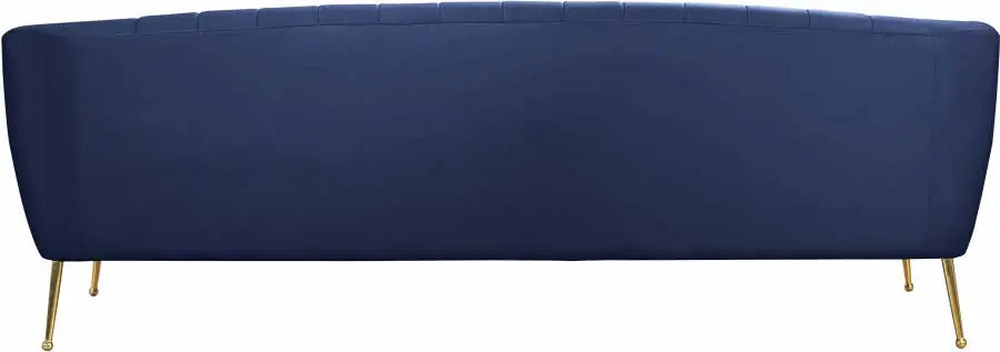 Meridian Furniture - Tori 3 Piece Living Room Set In Navy - 657Navy-S-3Set - ATL FURNITURE