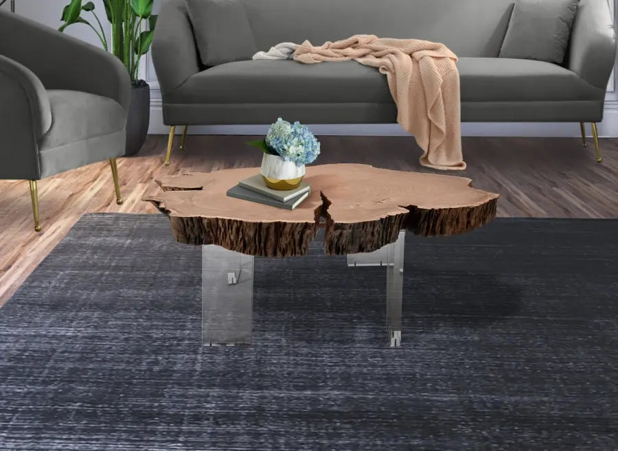 Meridian Furniture - Woodland Coffee Table In Natural - 258-Ct - ATL FURNITURE