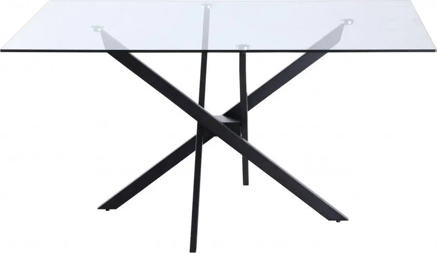 Meridian Furniture - Xander Dining Table In Matte Black - 903-T - ATL FURNITURE