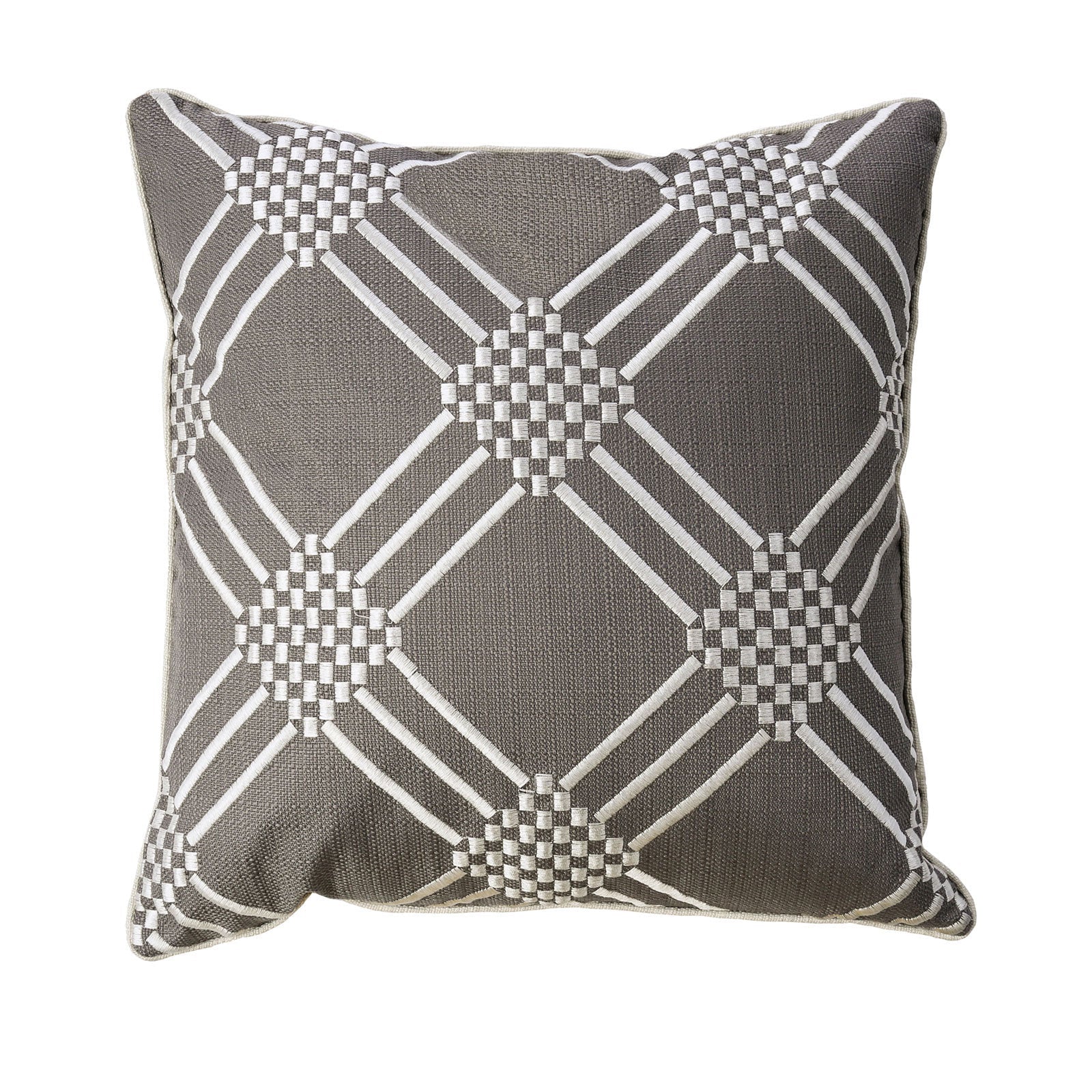 Bess Gun Metal 20" X 20" Pillow, Gunmetal (2/CTN) - ATL FURNITURE