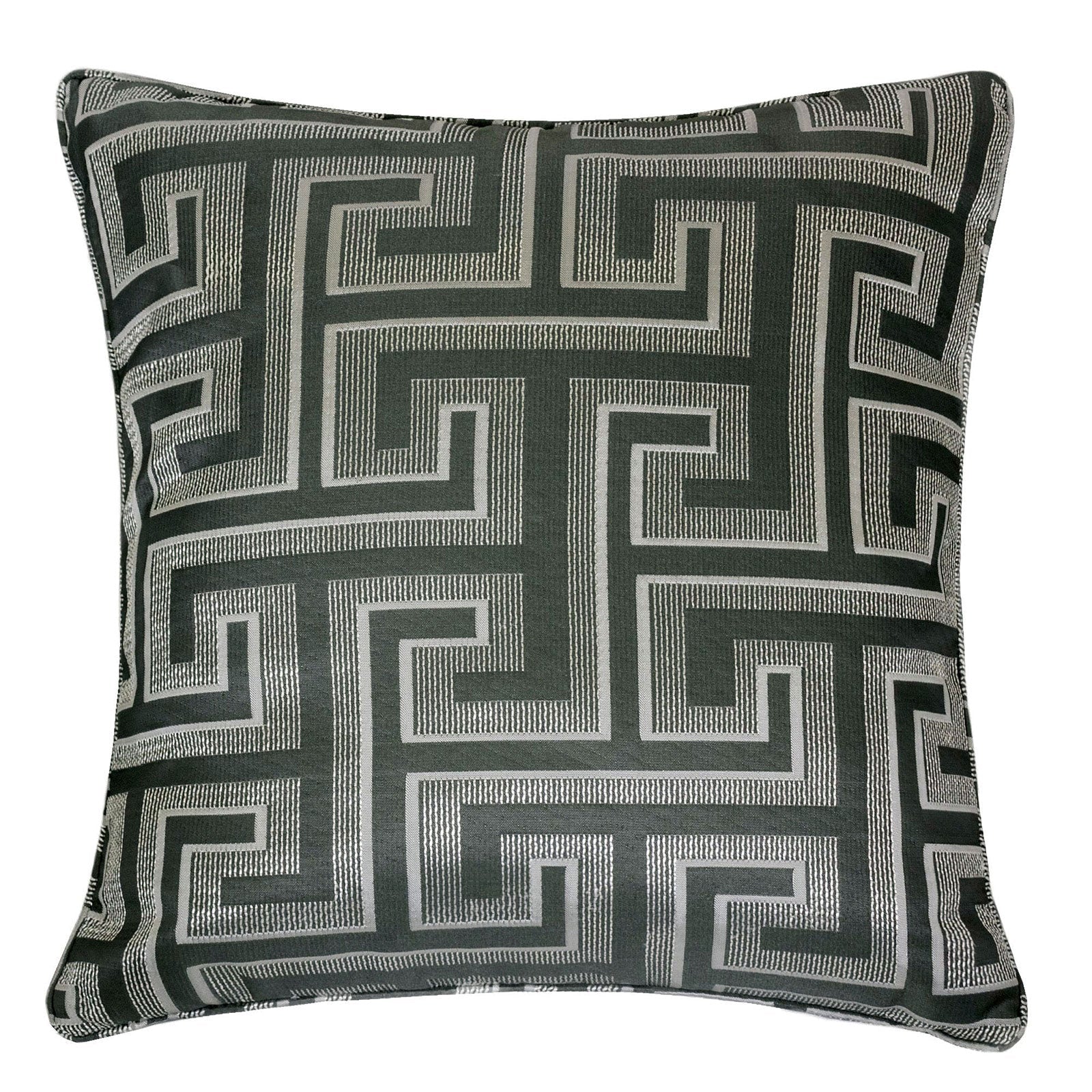 Macie Silver 20" X 20" Pillow, Silver - ATL FURNITURE