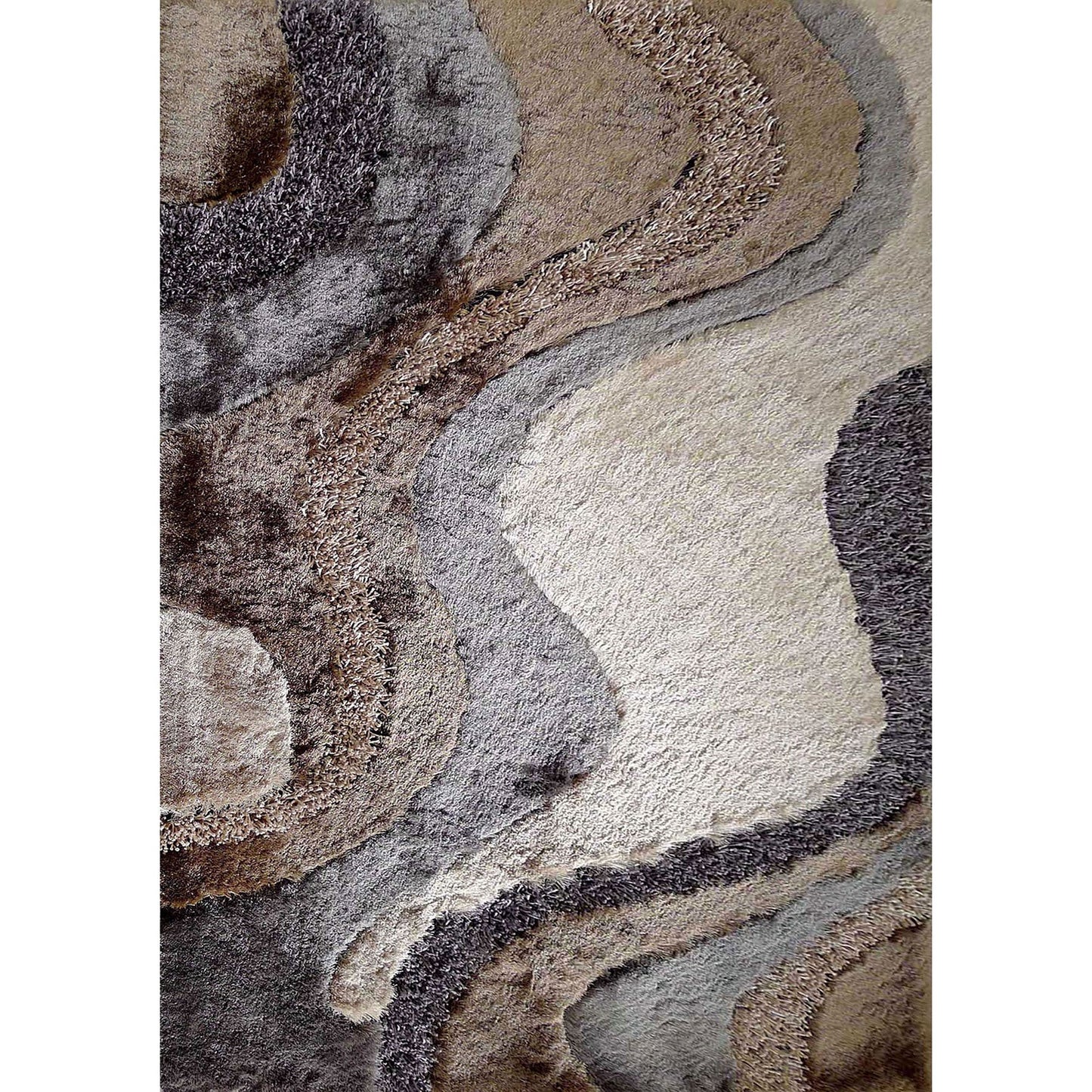 Vancouver Earth 5' X 7' Area Rug - ATL FURNITURE