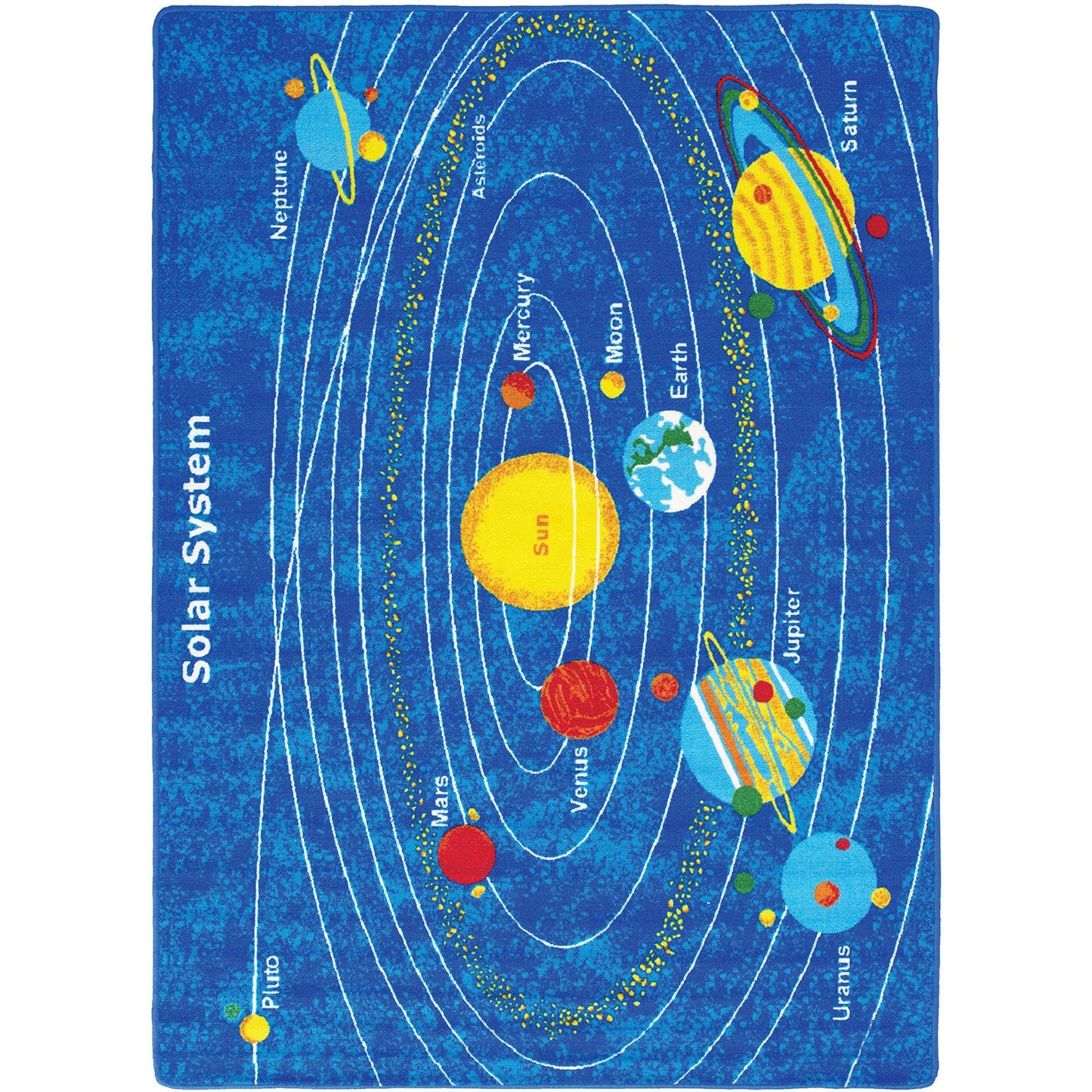 Abbey Solar System 4' 9" X 6' 9" Area Rug - ATL FURNITURE