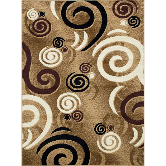 Blitar Brown 5' X 7' Area Rug - ATL FURNITURE