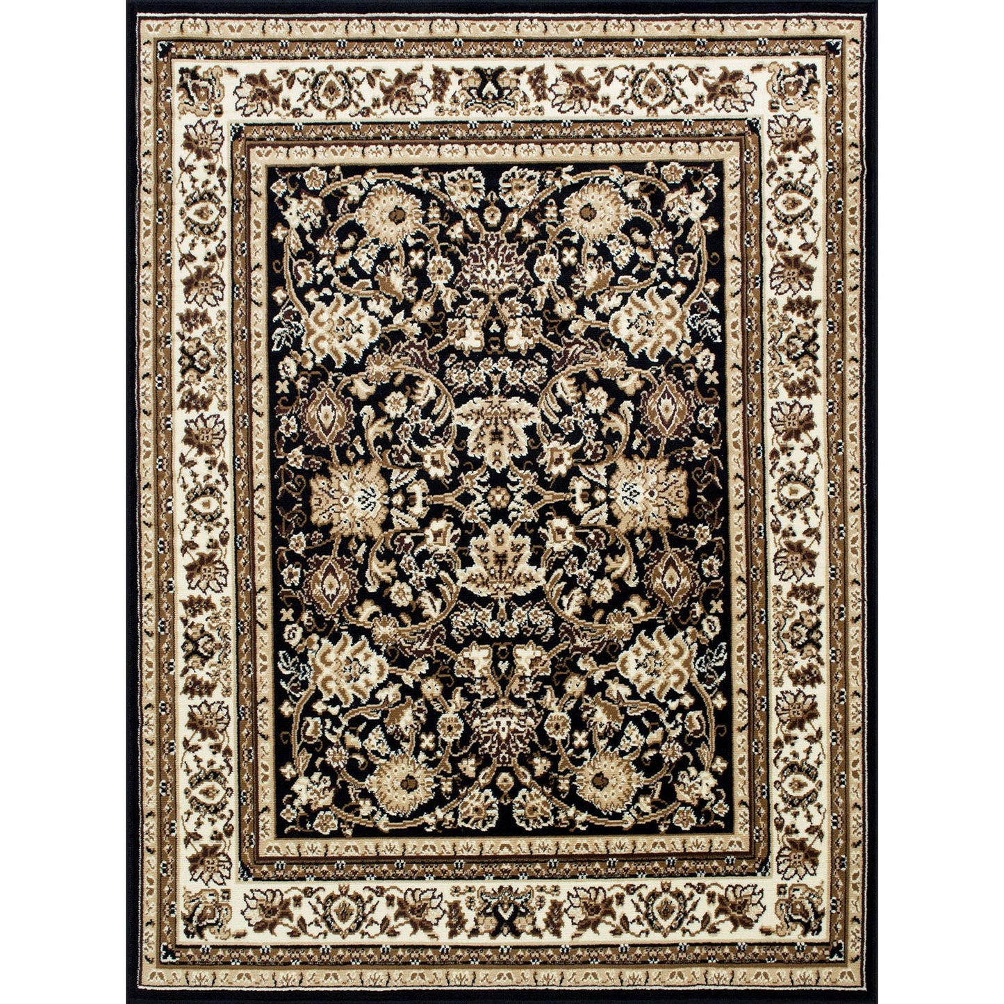 Shinta Brown/Multi 5' X 7' Area Rug - ATL FURNITURE