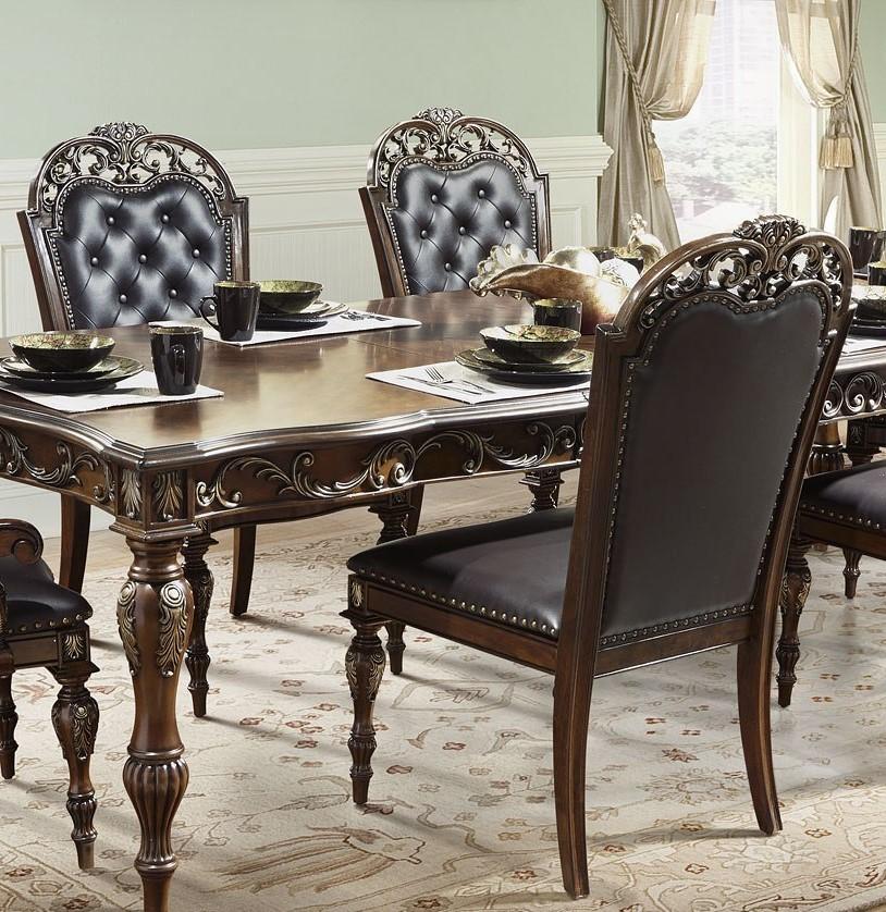 Rosanna Cherry Wood Finish Dining Room Set by Cosmos Furniture - ATL FURNITURE