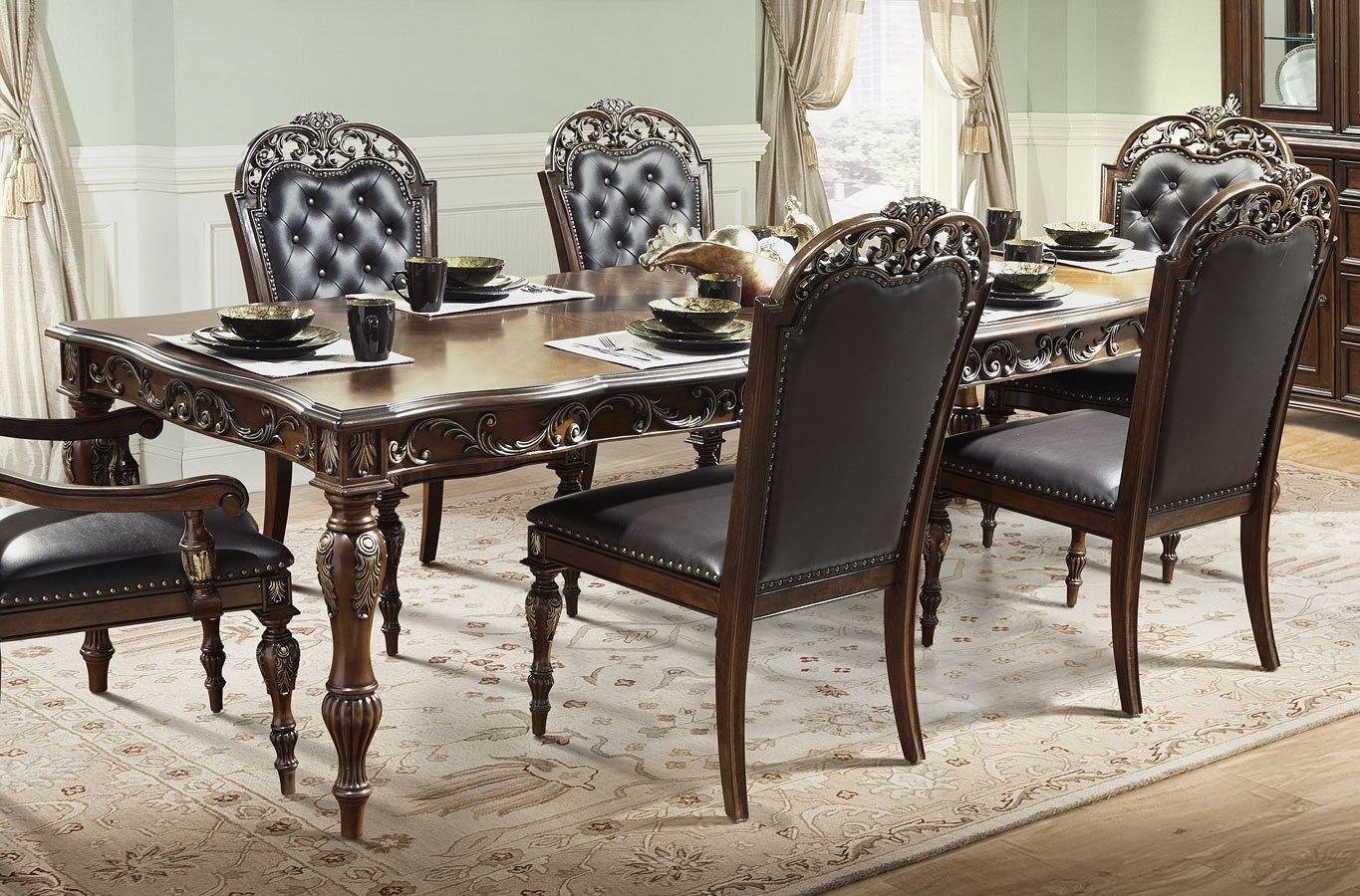 Rosanna Cherry Wood Finish Dining Room Set by Cosmos Furniture - ATL FURNITURE