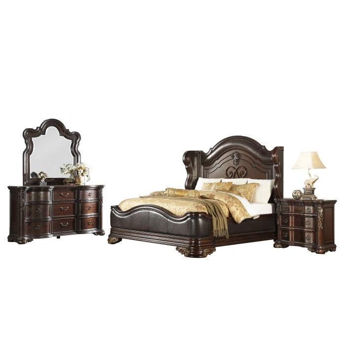 Royal Highlands Bedroom Set In Cherry By Homelegance Furniture - ATL FURNITURE