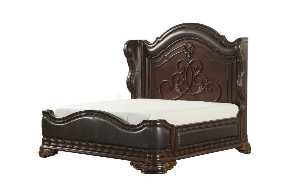 Royal Highlands Bedroom Set In Cherry By Homelegance Furniture - ATL FURNITURE