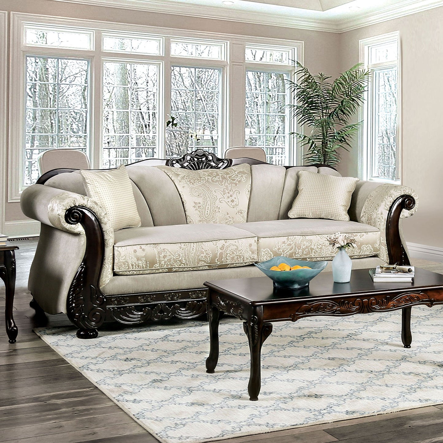 Newdale Ivory Sofa - ATL FURNITURE