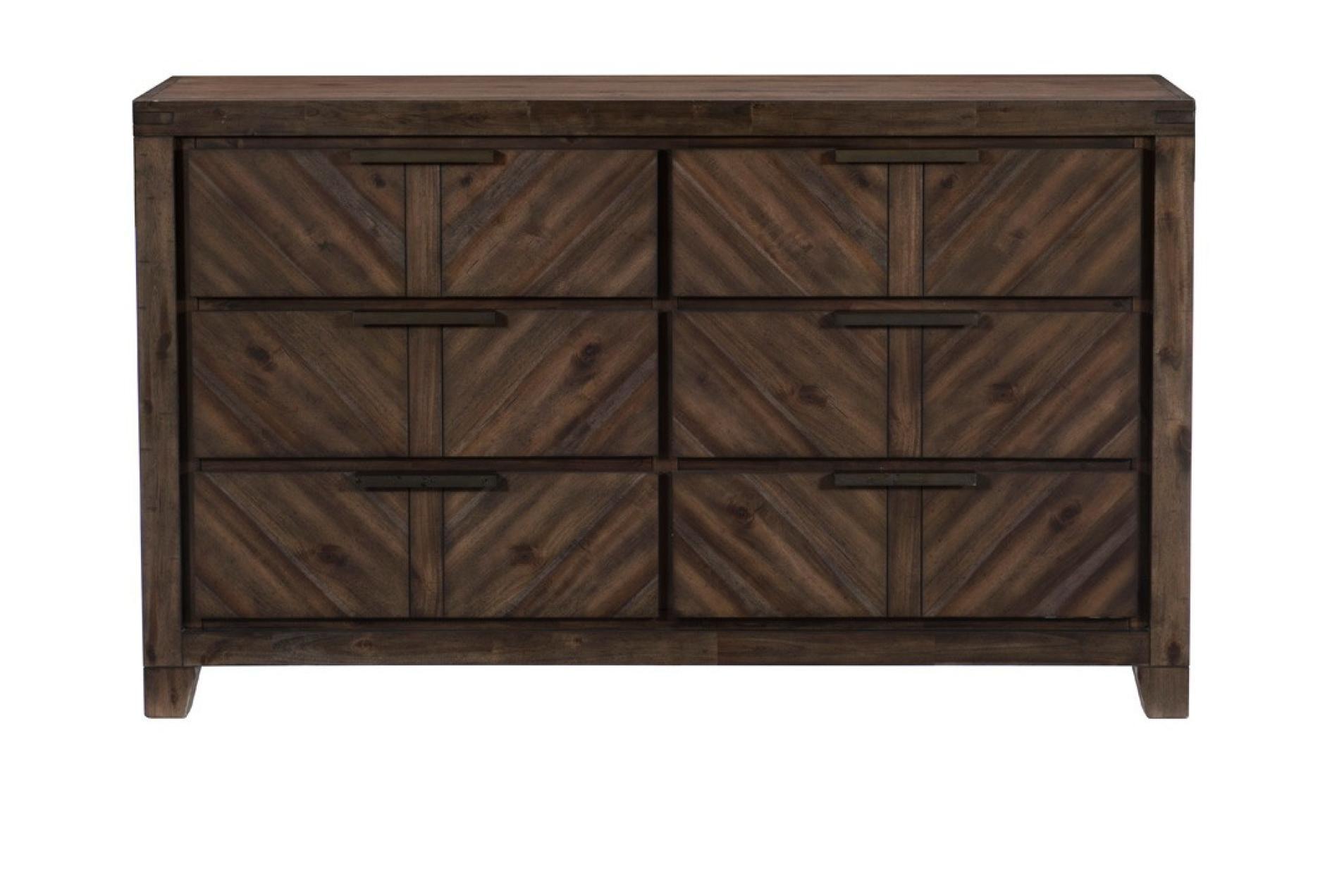 Homelegance - Parnell Dresser In Distressed Espresso - 1648-5 - ATL FURNITURE