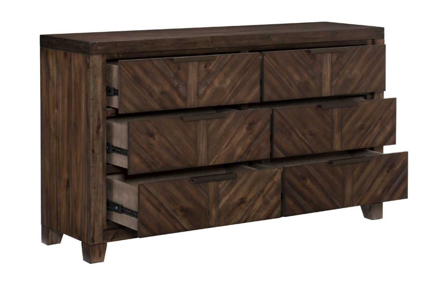 Homelegance - Parnell Dresser In Distressed Espresso - 1648-5 - ATL FURNITURE