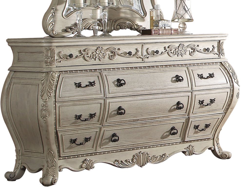 Acme Ragenardus Dresser in Antique White 27015 - ATL FURNITURE