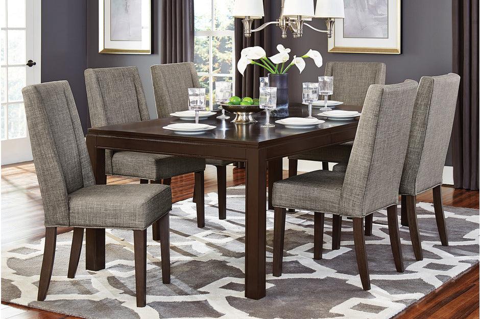 Homelegance - Kavanaugh 7 Piece Dining Room Set In Dark Brown - 5409-78-7Set - ATL FURNITURE