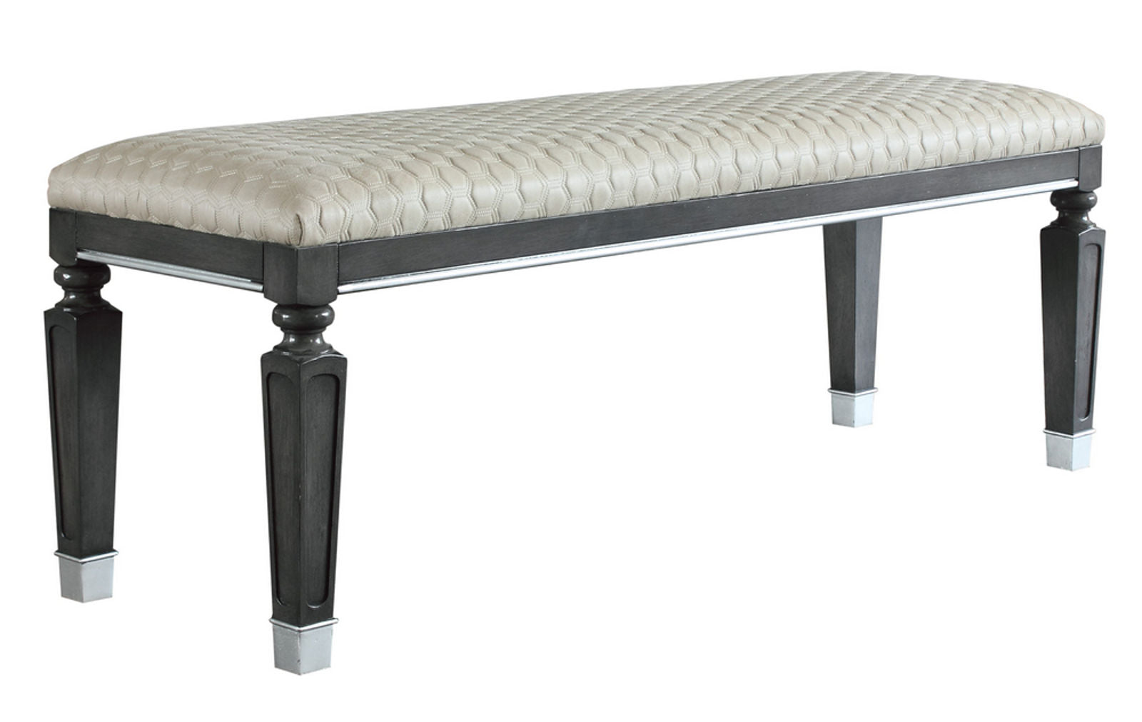 Acme Furniture House Beatrice Bench in Light Gray 28817 - ATL FURNITURE