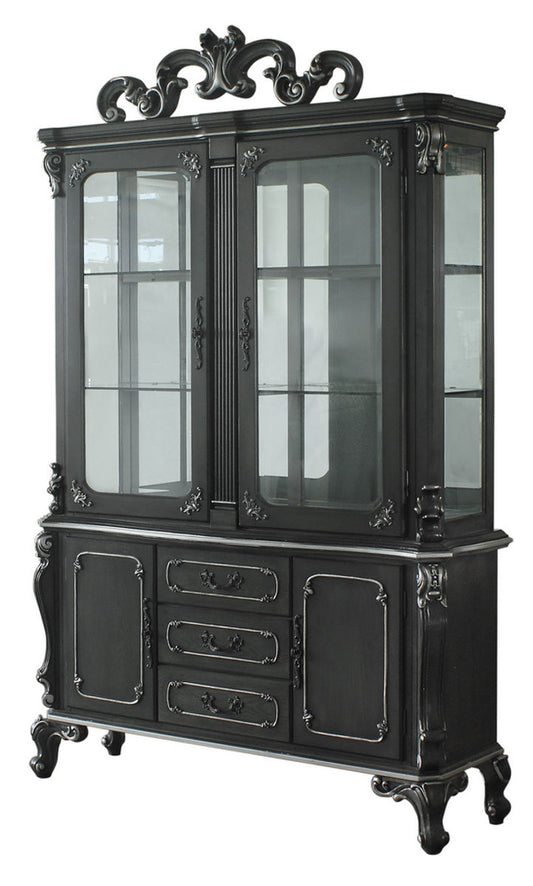 Acme Furniture Hutch and Buffet in Charcoal 68834 - ATL FURNITURE