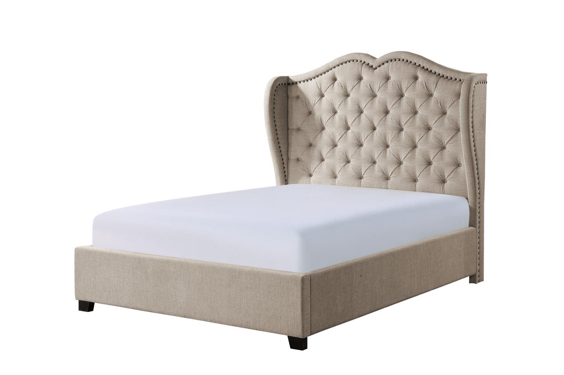 Homelegance - Waterlyn Eastern King Bed In Beige - 1639K-1Ek* - ATL FURNITURE