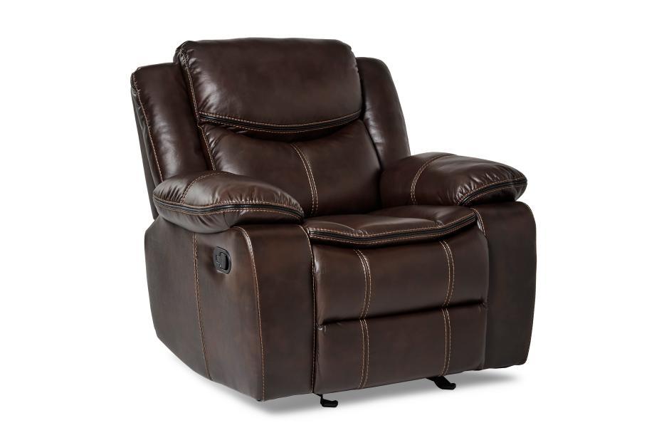 Homelegance - Bastrop Glider Reclining Chair - 8230Brw-1 - ATL FURNITURE