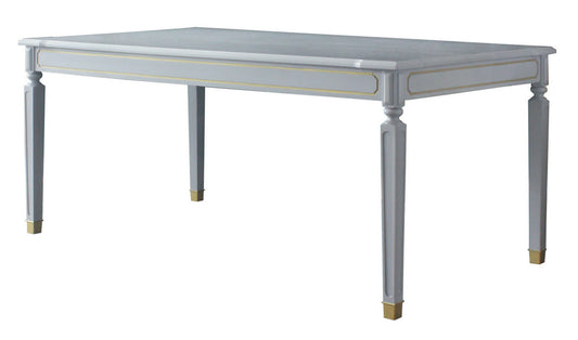 Acme Furniture House Marchese Dining Table in Pearl Gray 68860 - ATL FURNITURE