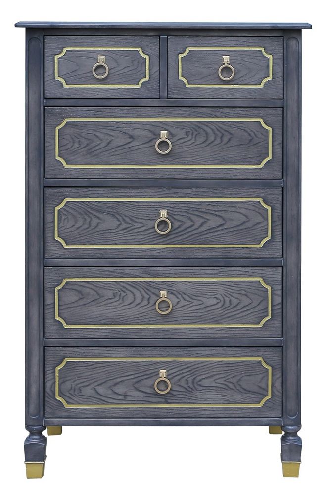 Acme Furniture House Marchese 6-Drawer Chest in Tobacco 28906 - ATL FURNITURE