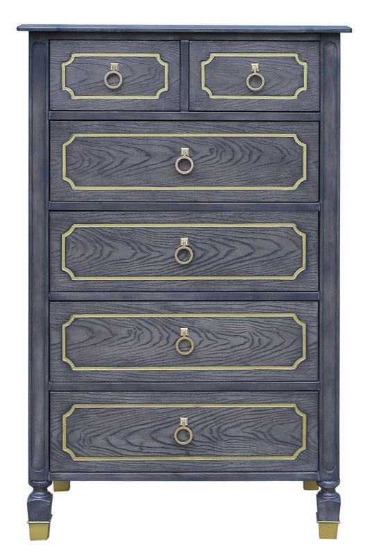 Acme Furniture House Marchese 6-Drawer Chest in Tobacco 28906 - ATL FURNITURE