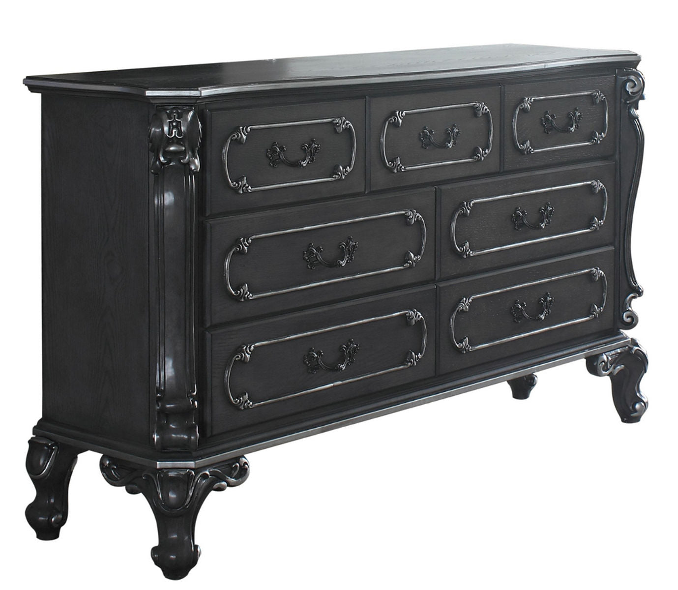 Acme Furniture House Delphine 7-Drawer Dresser in Charcoal 28835 - ATL FURNITURE