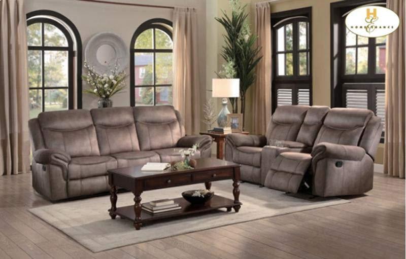 Homelegance - Aram 2 Piece Double Reclining Sofa Set - 8206Nf-2Set - ATL FURNITURE