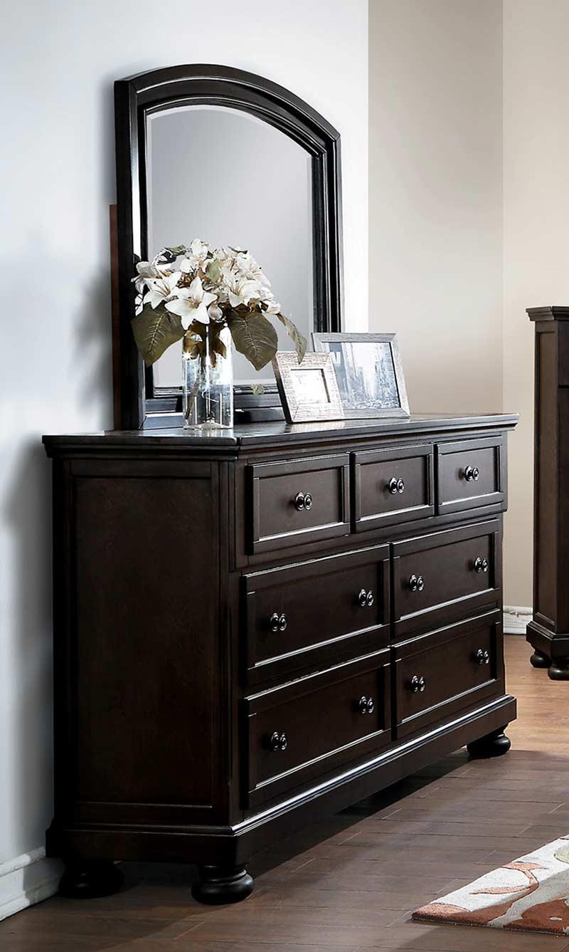 Homelegance - Begonia Dresser With Mirror - 1718Gy-5-6 - ATL FURNITURE